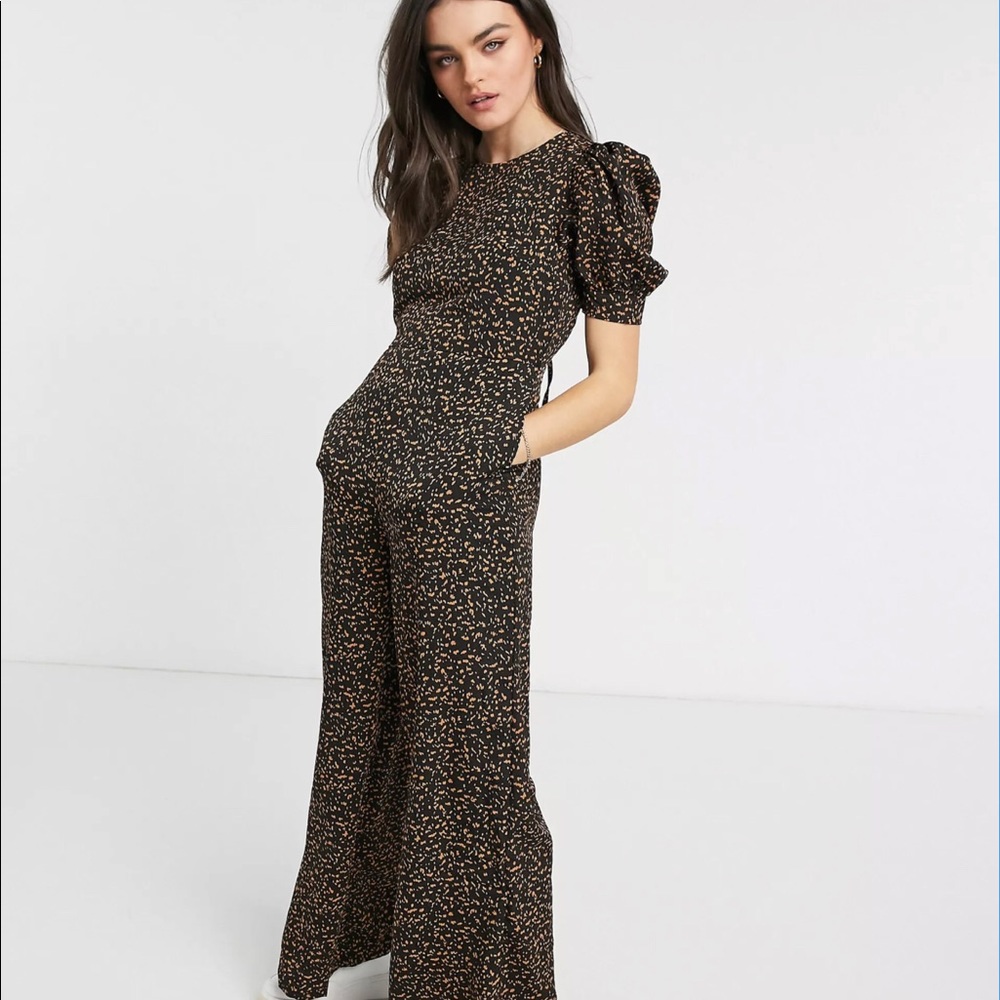 Fashion Union Leopard Print Romper